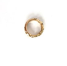 crater ring - 14k gold