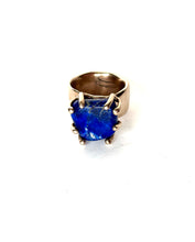 Lapis Lazuli bronze ring