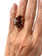Vesuvianite bronze ring