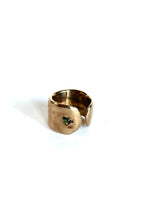 bronze open wabi sabi w/sapphire