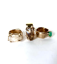 Elestial Topaz Ring