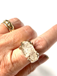 Elestial Topaz Ring