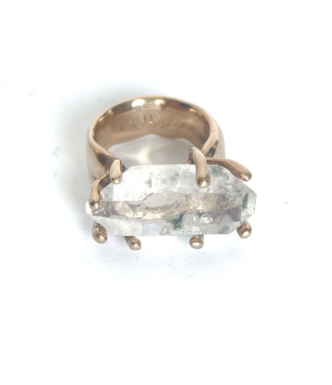 Double Terminated Quartz ring