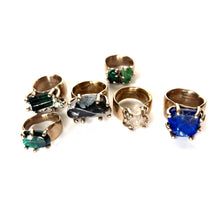 Lapis Lazuli bronze ring