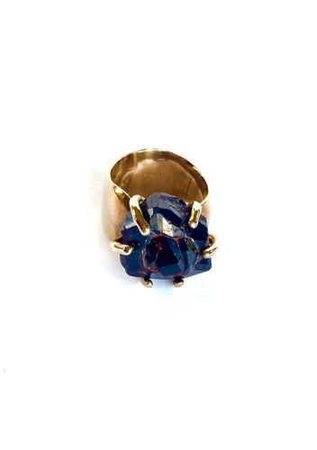 Natural Garnet Ring