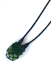 Green Jade netted necklace
