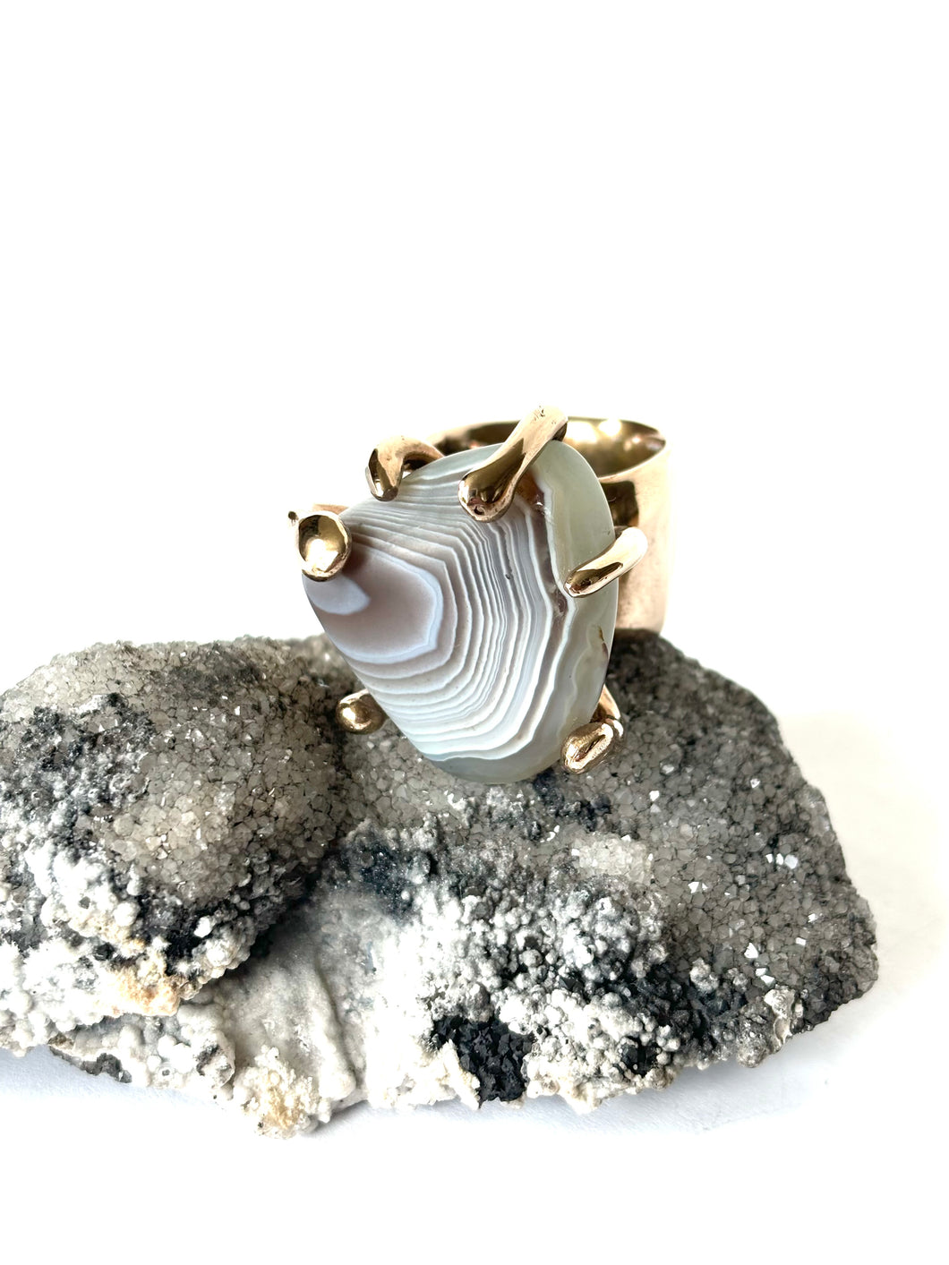 Botswana Agate ring