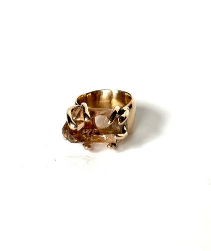 Whiskey Topaz Ring
