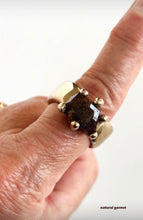 Naturally faceted Garnet