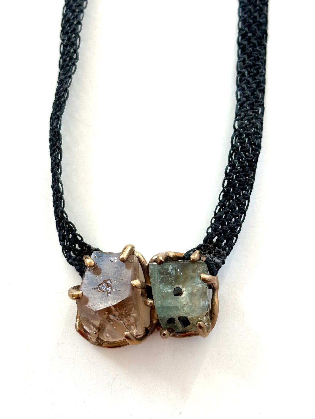 Topaz and Aquamarine pendant necklace