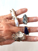 Blue Azurite Bronze Ring