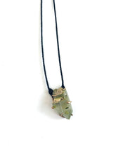 Dream Quartz set in bronze necklace