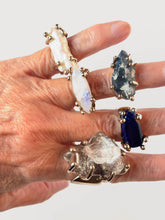 Rainbow Moonstone (eye shape) in Bronze Ring