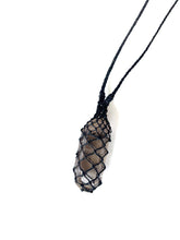 Smoky Quartz netted necklace