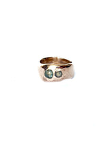 Two Montana Sapphire Ring