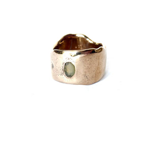 Montana Sapphires wide band ring