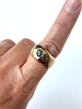 Two Montana Sapphire Ring