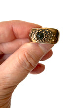 Large rose cut sapphire ring