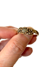 Montana sapphire bronze ring