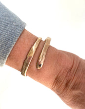 snake wrap bracelet - bronze